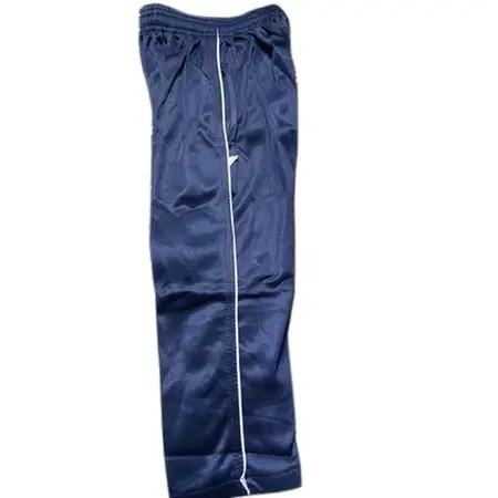 School Track Pants – Navy Color with White Bone– Superpolly-Shri Shyam Uniform